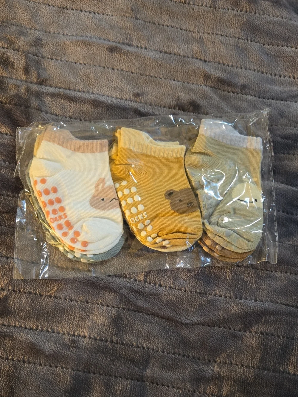 Toddler Boy Non-Slip No-Show Ankle Socks - Pack of 6